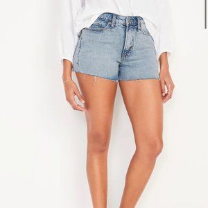 Old‎ Navy - High-Waisted O.G. Straight Cut-Off Jean Shorts -3-inch inseam